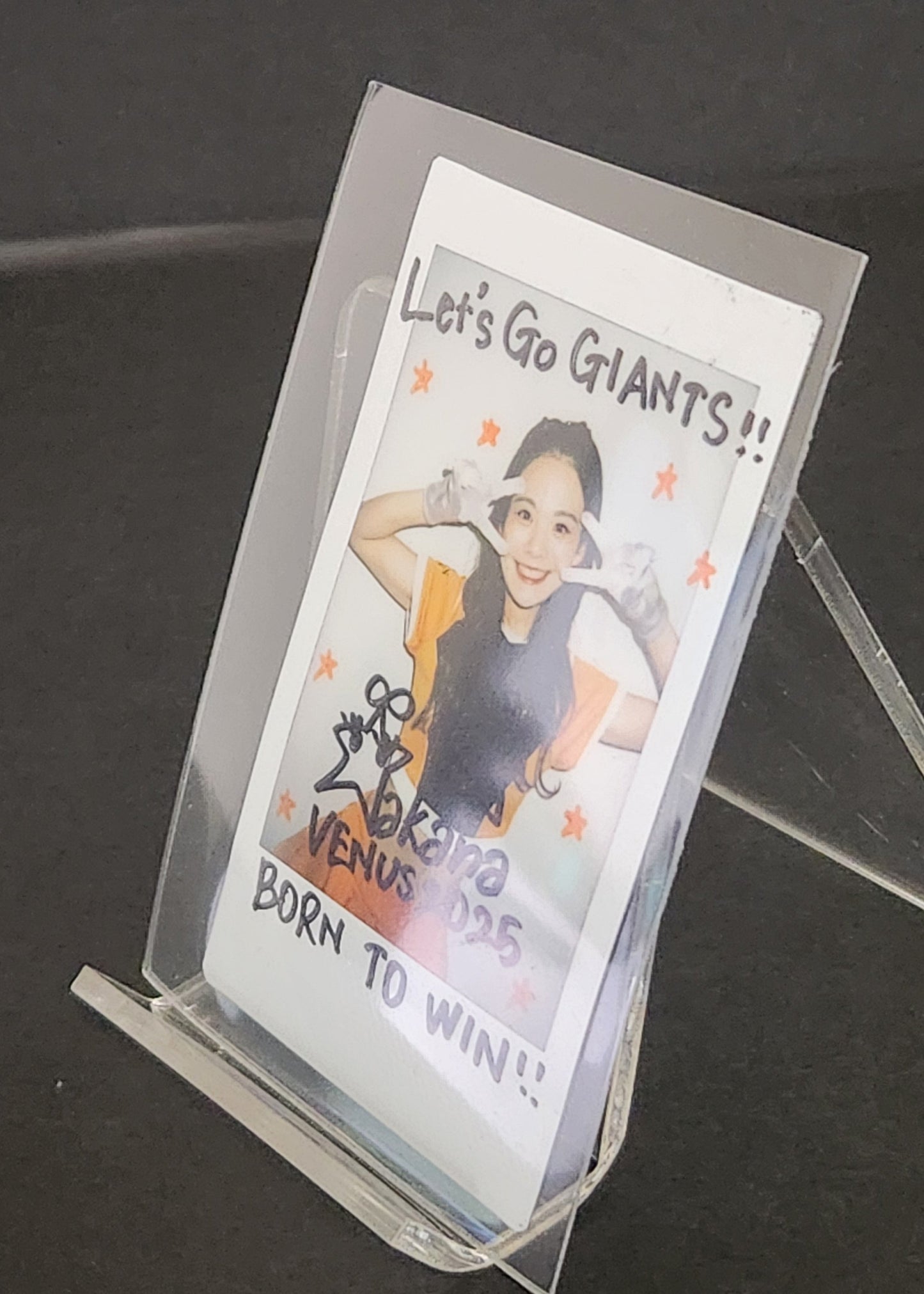 GIANTSVENUS 2025 森山和奏 BBM サイン入りチェキ 5/10
