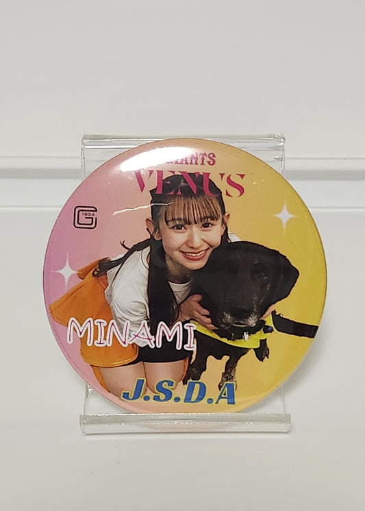 GIANTSVENUS 2025 茂木みなみ 介助犬缶バッジ