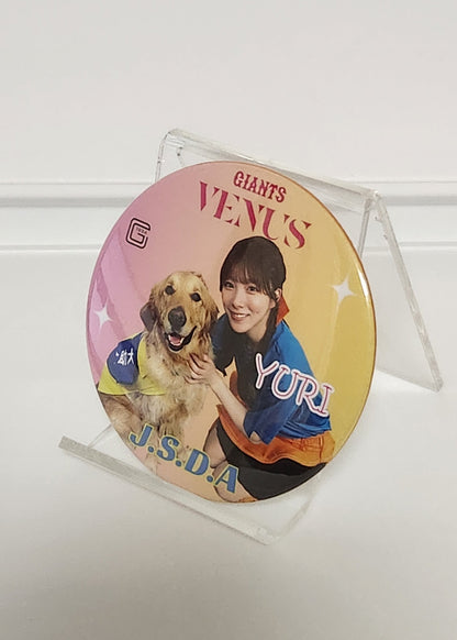 GIANTSVENUS 2025 杜下ゆり 介助犬缶バッジ