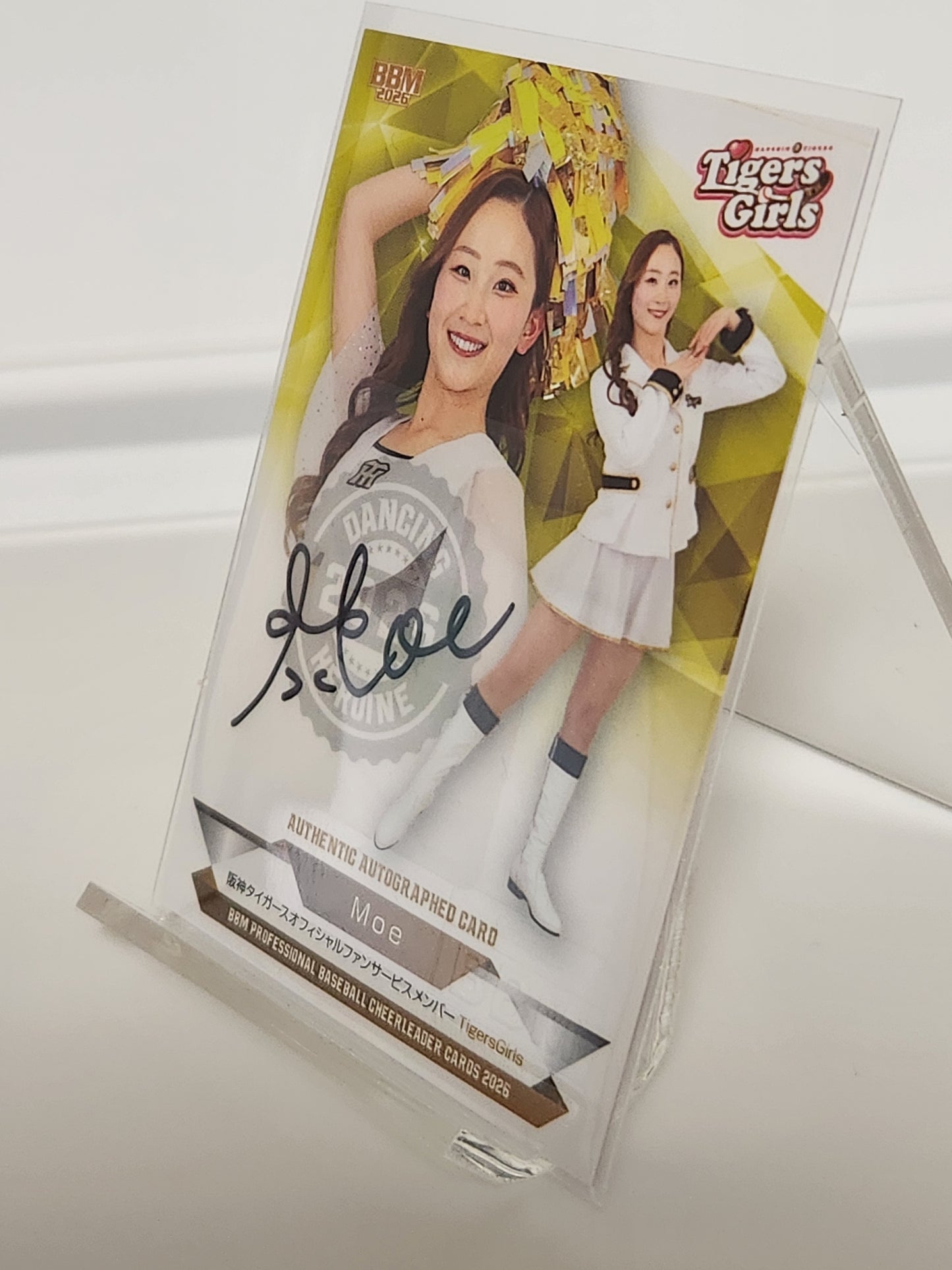 BBM 2026 TIGERSGIRLS Ｍoe サインカード 2/90