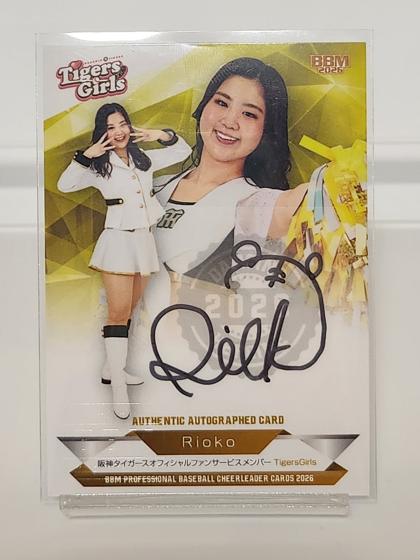 BBM 2026 TIGERSGIRLS Rioko サインカード 81/90