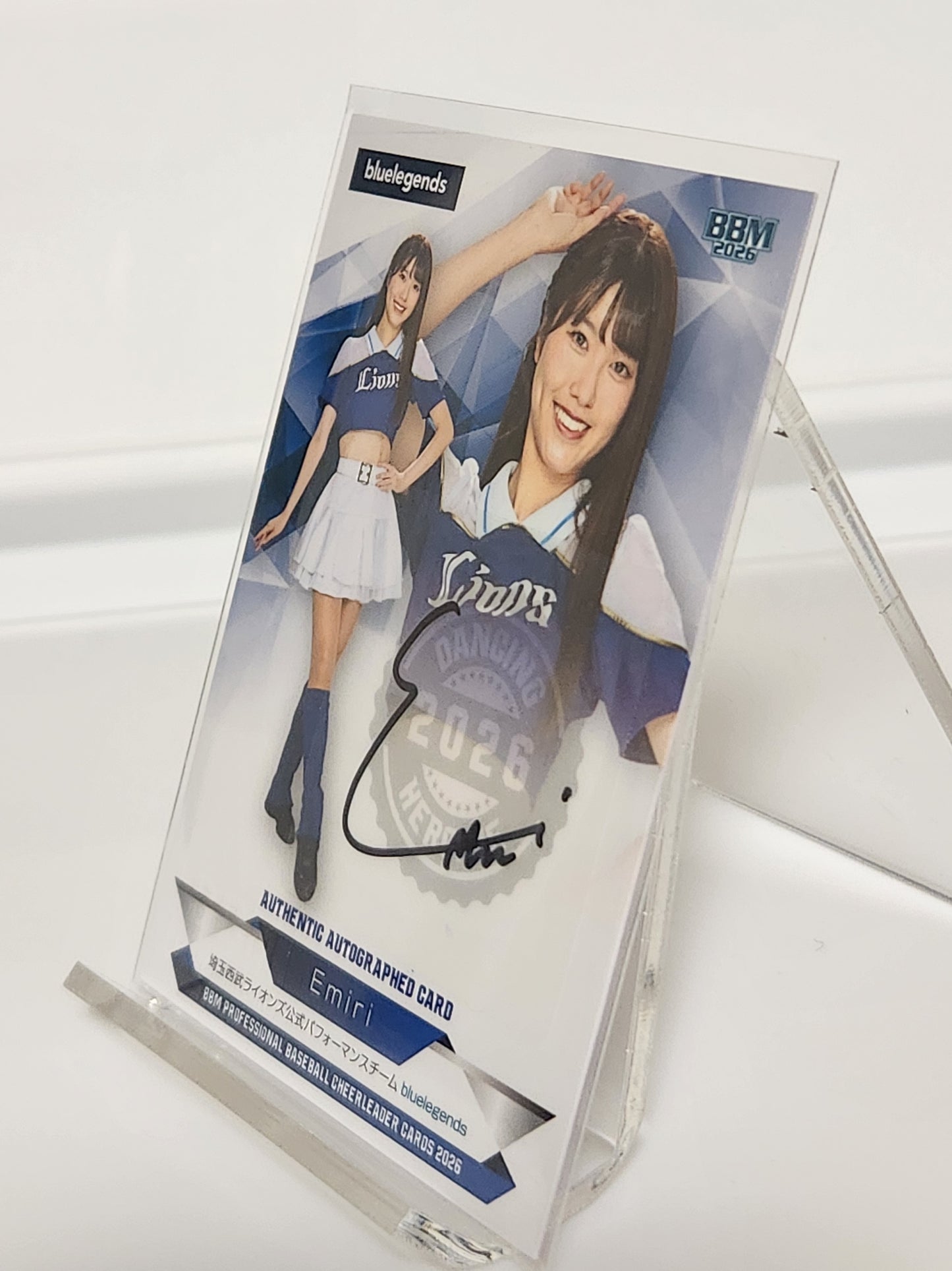 BBM 2026 Bluelegends Emiri サインカード 08/90