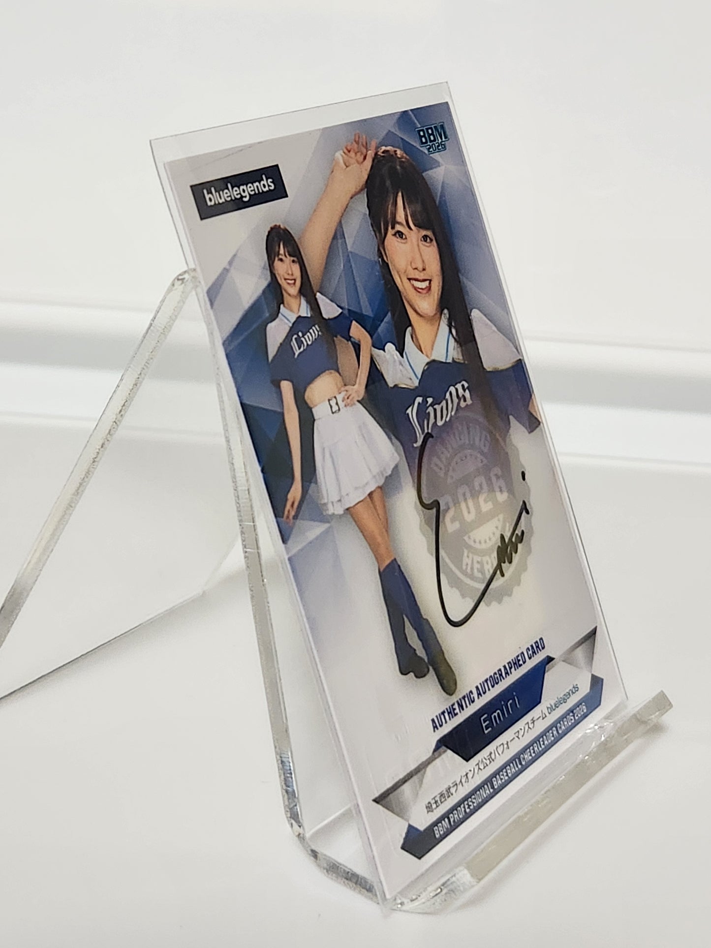 BBM 2026 Bluelegends Emiri サインカード 08/90