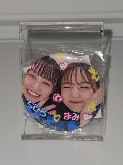 埼玉西武ライオンズ bluelegends CHIHIRO（ちひろ）・まみ 缶バッジ
