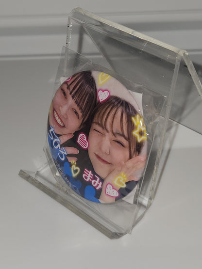 埼玉西武ライオンズ bluelegends CHIHIRO（ちひろ）・まみ 缶バッジ