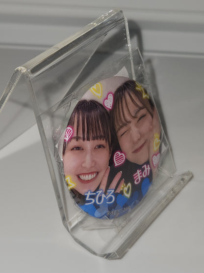 埼玉西武ライオンズ bluelegends CHIHIRO（ちひろ）・まみ 缶バッジ