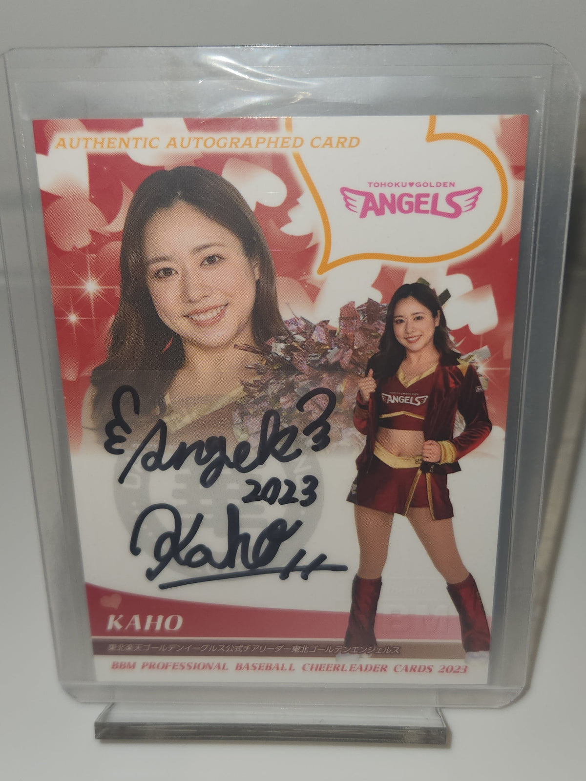 BBM 2023 東北ゴールデンエンジェルス KAHO 直筆サインカード　53/90